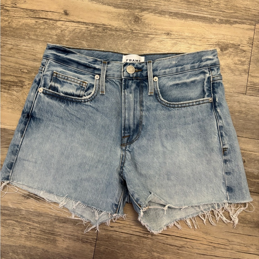 Frame Le Brigette Denim Shorts